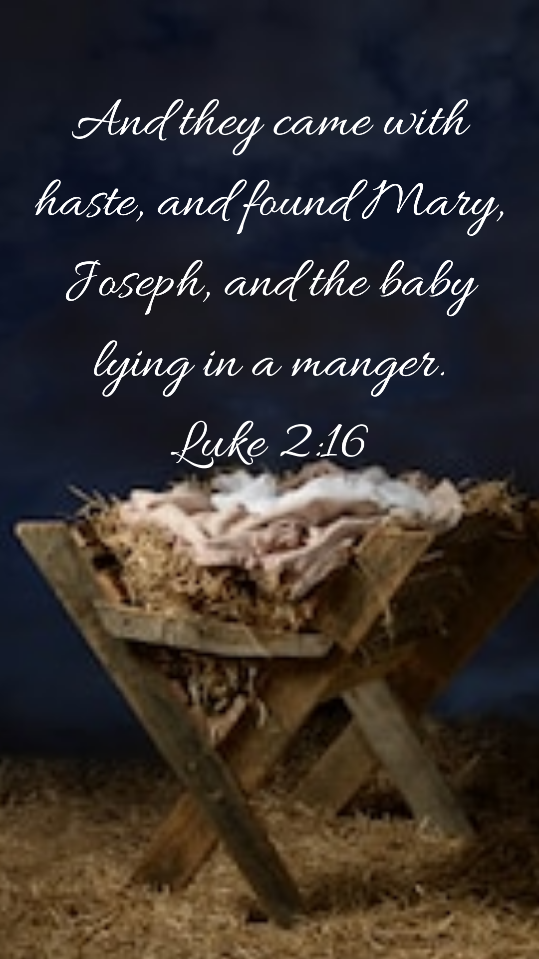 Luke 2:16